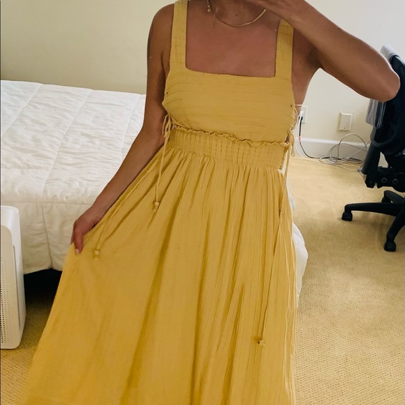 Yellow Summer Dress - Picture 2 of 5